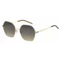HUGO BOSS BLACK Women's Sunglasses BOSS1589SJ5G Square Acetate Frame Grey Gradient Lens 57mm