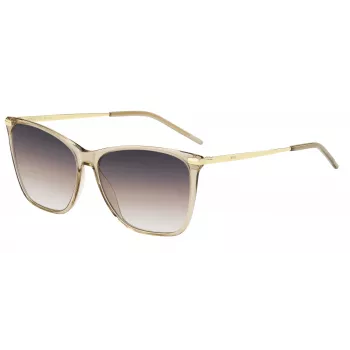 HUGO BOSS BLACK Women's Sunglasses BOSS1661S84A - Grey Lens, Black Frame, 58mm