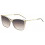 HUGO BOSS BLACK Women's Sunglasses BOSS1661S84A - Grey Lens, Black Frame, 58mm