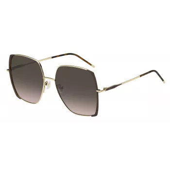 HUGO BOSS BLACK Women's Sunglasses BOSS1707S01Q - Grey Lens, Black Frame, 58mm