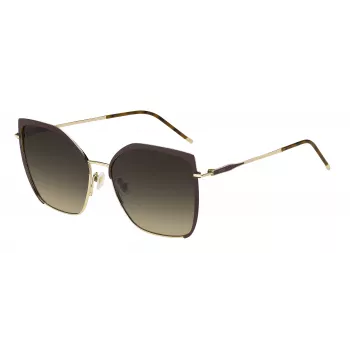 HUGO BOSS BLACK Women's Sunglasses BOSS1708S01Q - Black Frame, Grey Lens, 58mm