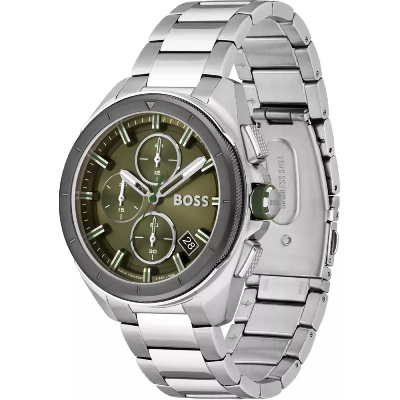 HUGO BOSS Men's Watch 1513951 44mm Stainless Steel Blue Dial Chronograph