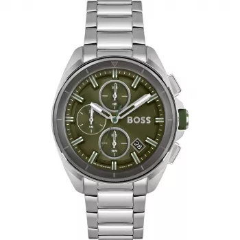 HUGO BOSS Men's Watch 1513951 44mm Stainless Steel Blue Dial Chronograph