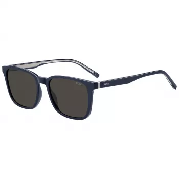 HUGO MAN HG-1356-S-PJP Sunglasses - Black Frame Grey Polarized Lens 55/18/145 mm