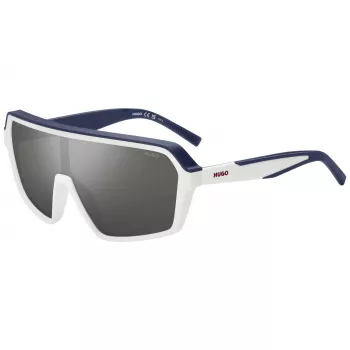 HUGO MAN HG1334GSYO6 Sunglasses - Black Frame Grey Lens Rectangle 99mm