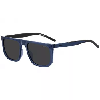 HUGO MAN HG1336GSPJP Sunglasses - Black Frame Grey Gradient Lens 56/19/145 mm