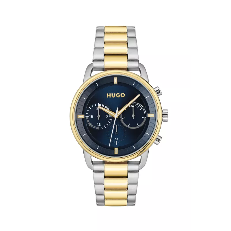 HUGO MAN Watch 1530235 44mm Black Silicone
