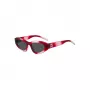 HUGO Unisex Sunglasses HG-1282-S-C48 Rectangular Full-Rim Frame 52/23/145 mm Black/Grey UV400