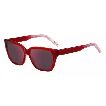 HUGO Women's Sunglasses HG1264S92YF6A Havana Acetate 56mm