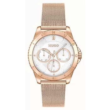 HUGO Women's Watch 1540161 36mm Stainless Steel Mesh Silver