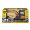 Huina 22747 1:16 RC Crawler Excavator with Rotating Cabin, 15 Channel 2.4GHz Remote Control, LED Lights, Metal Shovel, Rechargeable Battery, for Kids 8+