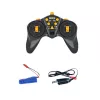 Huina 22747 1:16 RC Crawler Excavator with Rotating Cabin, 15 Channel 2.4GHz Remote Control, LED Lights, Metal Shovel, Rechargeable Battery, for Kids 8+