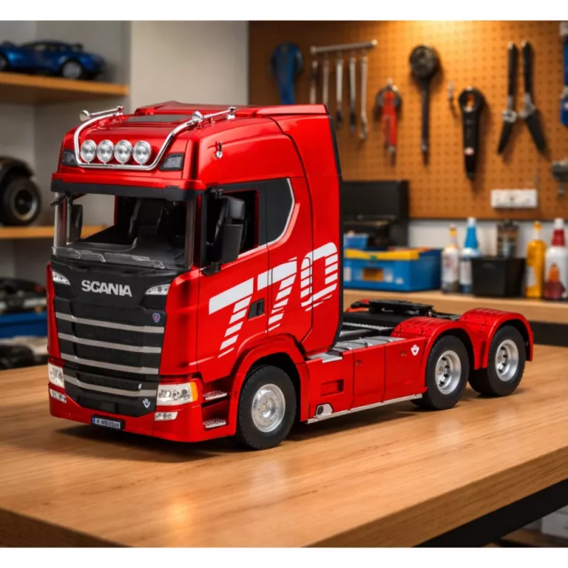 HUINA 32330 Scania 770S Super Truck with Detachable Trailer RC Red 1:18