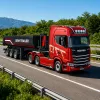 HUINA 32332 RC Metal Tipper Semi-Trailer 1:18 Scale Black