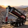 HUINA 32332 RC Metal Tipper Semi-Trailer 1:18 Scale Black