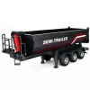 HUINA 32332 RC Metal Tipper Semi-Trailer 1:18 Scale Black
