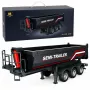 HUINA 32332 RC Metal Tipper Semi-Trailer 1:18 Scale Black