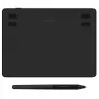 HUION Inspiroy RTE-100 Pen Tablet - 8192 Pressure Levels, Battery-Free PW400 Pen, 4 Express Keys, USB-C, Cosmo Black