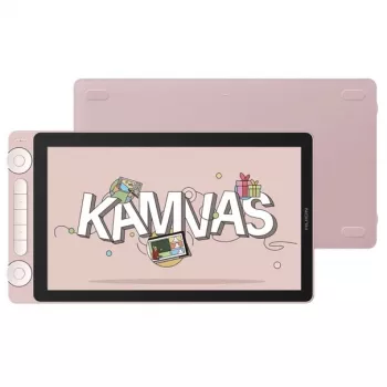 Huion Kamvas 13 Pink 13.3 Inch Full HD IPS Pen Display with Battery-Free Stylus PW517