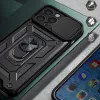 Hurtel Hybrid Armor Camshield Case for Huawei nova Y90 Armored Case with Camera Cover Black
