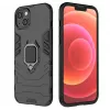 Hurtel Ring Armor Case for iPhone 14 Plus, Armored Cover with Magnetic Holder, Ring, Black