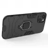 Hurtel Ring Armor Case for iPhone 14 Plus, Armored Cover with Magnetic Holder, Ring, Black