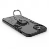 Hurtel Ring Armor Case for iPhone 14 Plus, Armored Cover with Magnetic Holder, Ring, Black