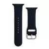 Hurtel Silicone Strap APS for Apple Watch 38/40/41mm Strap Watch Bracelet - Black