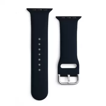 Hurtel Silicone Strap APS for Apple Watch 38/40/41mm Strap Watch Bracelet - Black