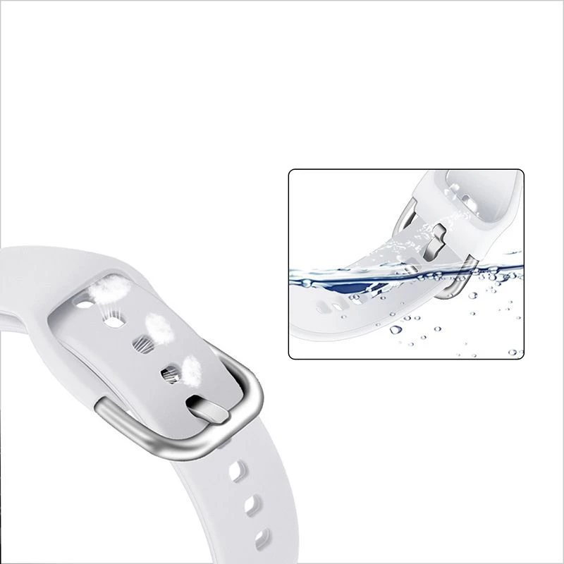 Hurtel Silicone Strap TYS Band for Samsung Galaxy Watch 40 / 41 / 42 / 43 / 44 mm - Gray