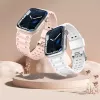 Hurtel Strap Triple Protection for Apple Watch 42/44/45/49 mm Band Bracelet - Transparent
