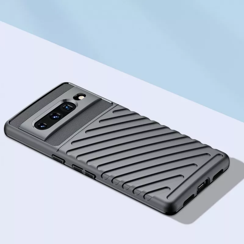 Hurtel Thunder Case Flexible Armored Cover for Google Pixel 7 Pro Black