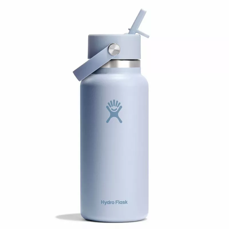 Hydro Flask 946ml Wide Flex Straw Cap 32OZ Surf Insulated Water Bottle
