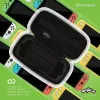 Hyperkin M07541-MTCN Hard Shell Case, Green, Multi-Colour, PEVA, for Nintendo Switch Lite, Shockproof, Water-Resistant, Carrying Bag
