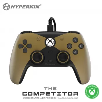 Hyperkin The Competitor Wired Controller for Nintendo 64 - Gold