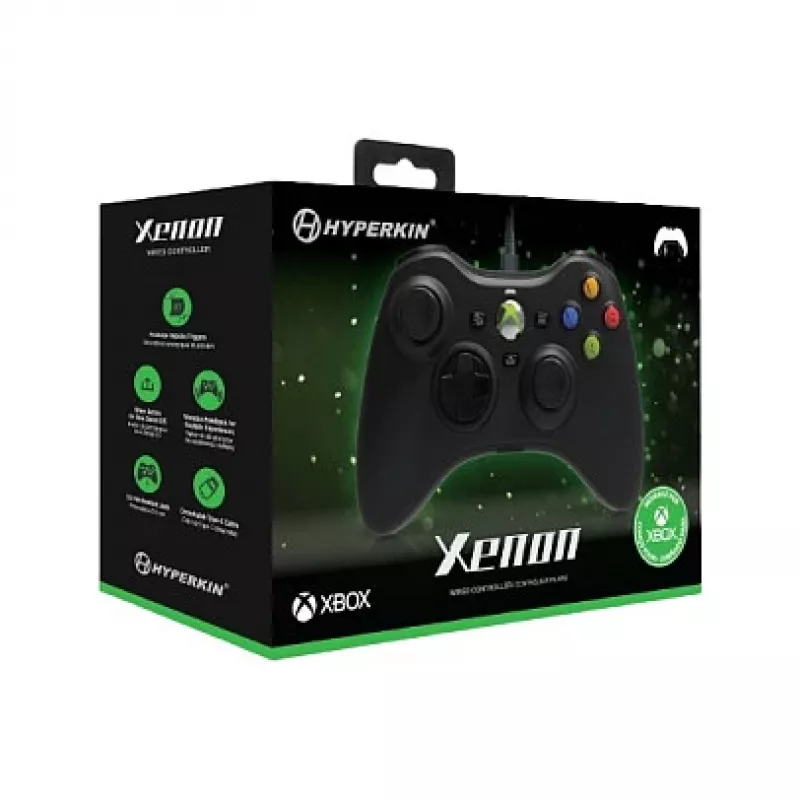 Hyperkin Xenon Wired Controller for Xbox Series X|S, Xbox One & PC – Black
