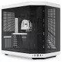Hyte Y70 Panda Mid Tower Case with 14.1 inch Touchscreen, Tempered Glass, Black/White