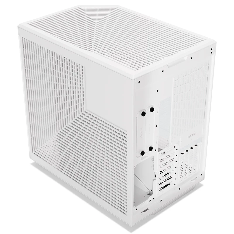 HYTE Y70 Touch Mid-Tower Case, White, 14.1 inch LCD Touchscreen, Tempered Glass, E-ATX/ATX/mATX/Mini-ITX
