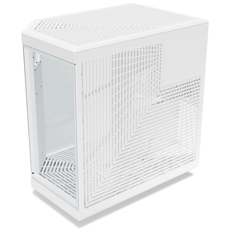 HYTE Y70 Touch Mid-Tower Case, White, 14.1 inch LCD Touchscreen, Tempered Glass, E-ATX/ATX/mATX/Mini-ITX