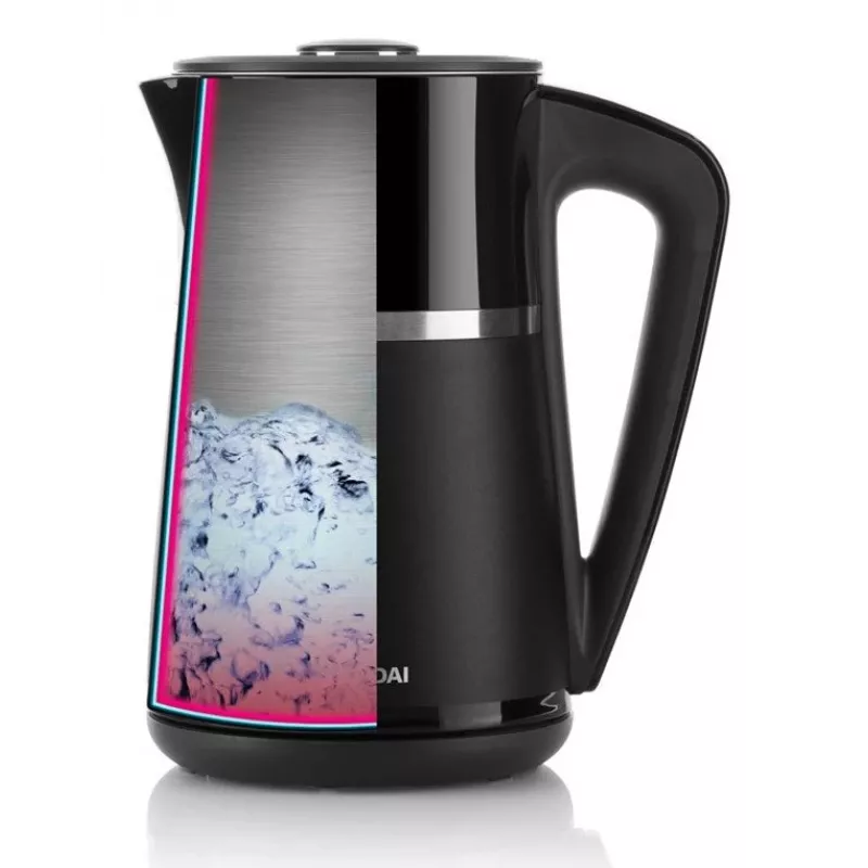 HYUNDAI HY-VK309 Electric Kettle with Temperature Control 1.7L Black