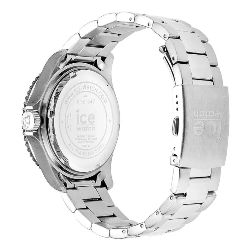 ICE MAN IC016547 44mm Analog Quartz Watch Black Silicone Strap
