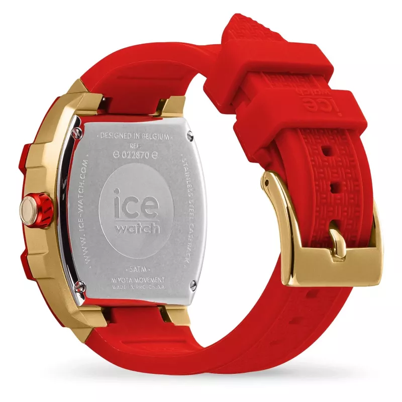 ICE Women's Watch 22870 (35mm) - Pink Silicone Strap, Quartz Analog, 10 ATM Water Resistant