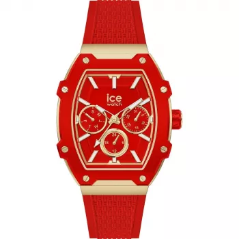 ICE Women's Watch 22870 (35mm) - Pink Silicone Strap, Quartz Analog, 10 ATM Water Resistant
