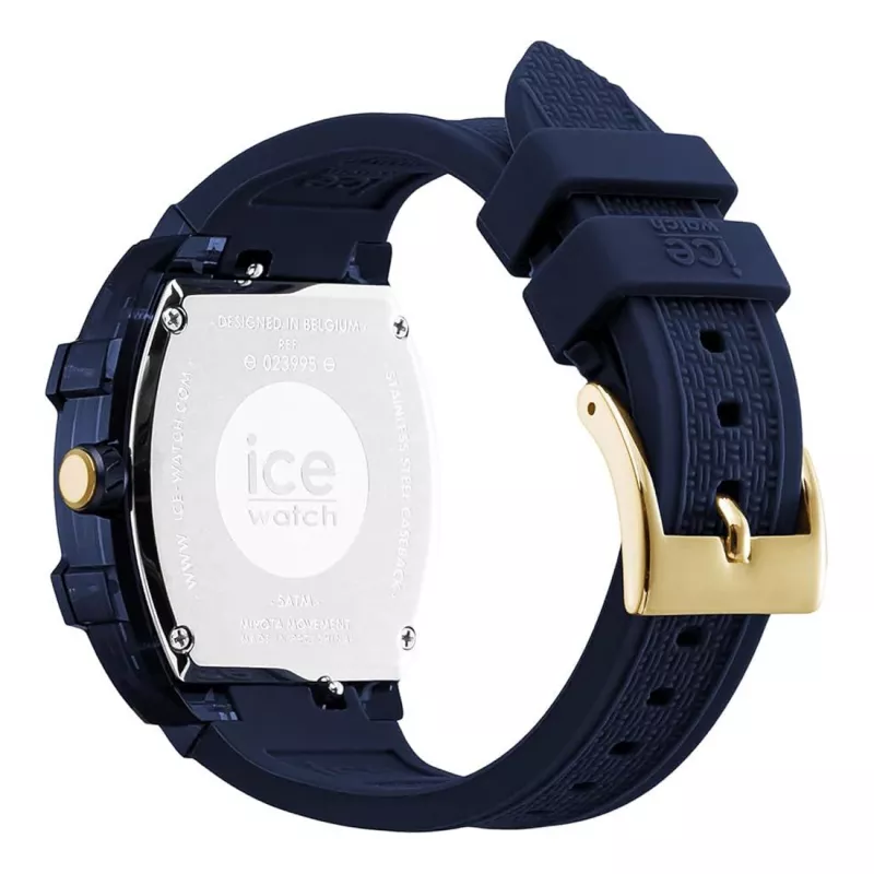 ICE Women's Watch 23995 45mm Pink Quartz Analog Ice-Ramic Silicone Strap 10 ATM