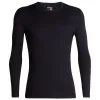Icebreaker 200 Oasis L/S Crewe - Black