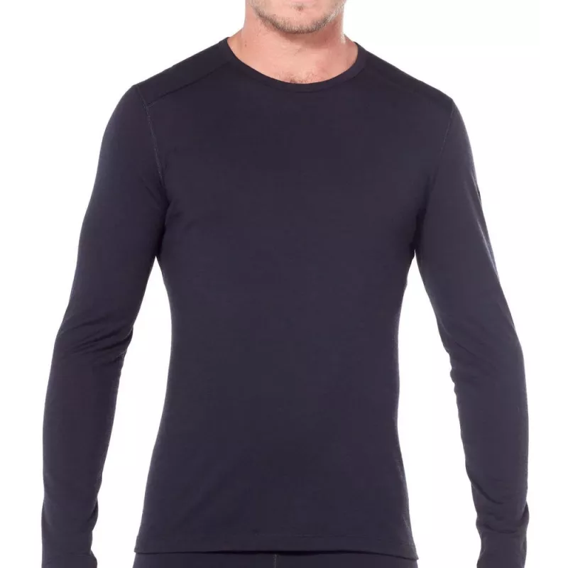 Icebreaker 200 Oasis L/S Crewe - Black (XL)