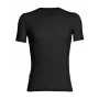 Icebreaker Anatomica S/S V T-Shirt - Black/Monsoon - XL