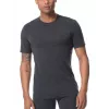 Icebreaker Anatomica Short Sleeve Crewe Base Layer T-Shirt - Black/Monsoon - XL