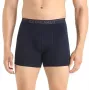 ICEBREAKER Men's Anatomica Boxer Briefs Midnight Navy - Merino Wool Blend, Odor Resistant, Temperature Regulating