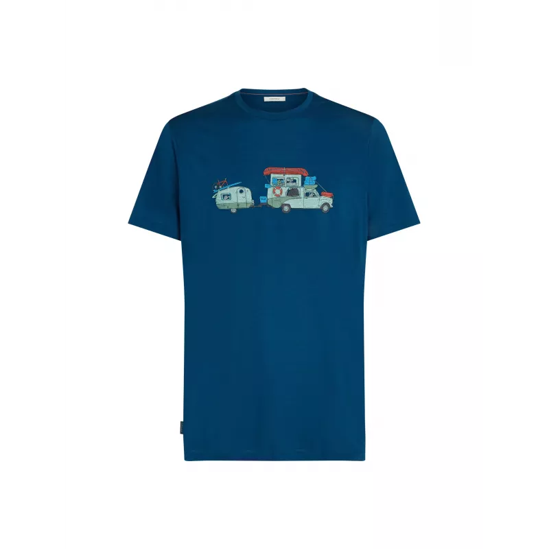 Icebreaker Merino 150 Tech Lite SS Tee Transportage Atlantis XL